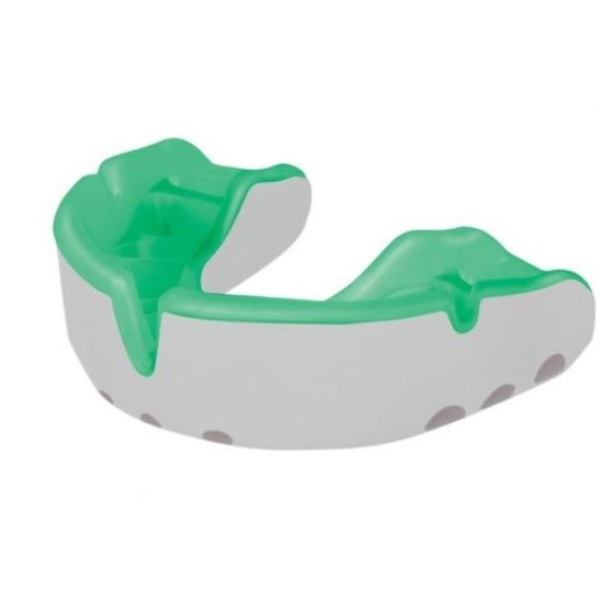 Adult 10yrs + Opro Gold Self-Fit Mouthguard White/Mint