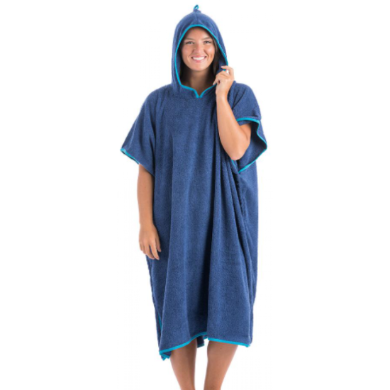 Adult Cotton Poncho BGG1701 Blue