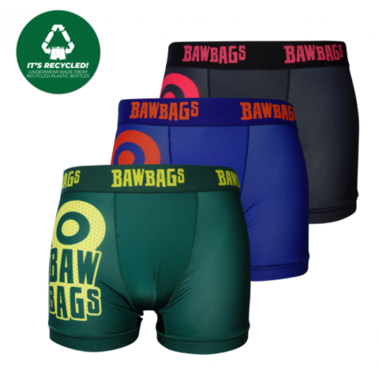 BawBags Bawler 3 Pack Technical Boxers