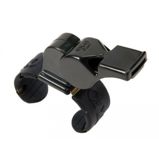 FOX 40 PEARL OFFICIAL FINGERGRIP WHISTLE (BLACK)