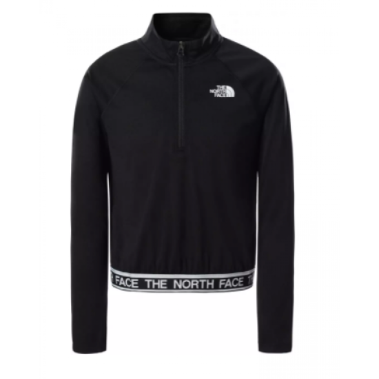 Girls NF Reactor 1/4 Zip TNF Black