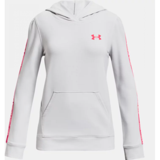 Girls UA Rival Terry Hoodie Grey