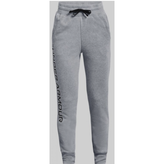 Kids' UA Rival Fleece Joggers Grey