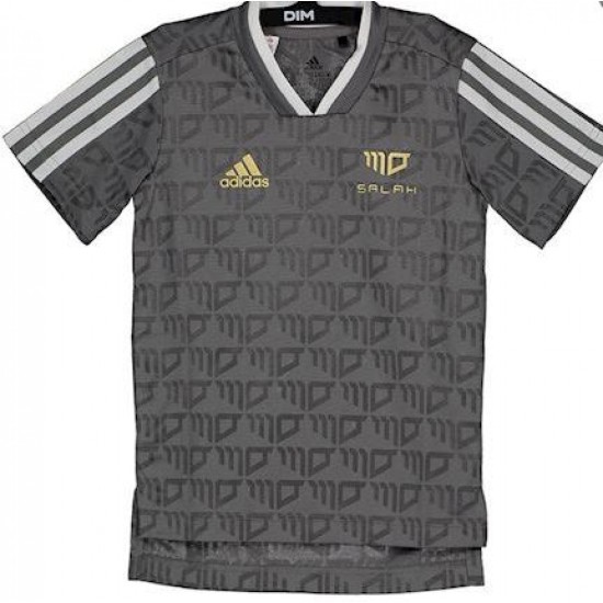 Kids Adidas B Salah Jersey Grey