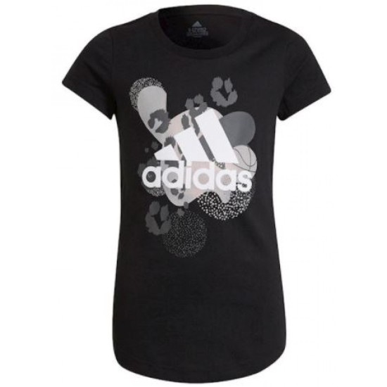 Kids Adidas JG GFX Tee 1 Black