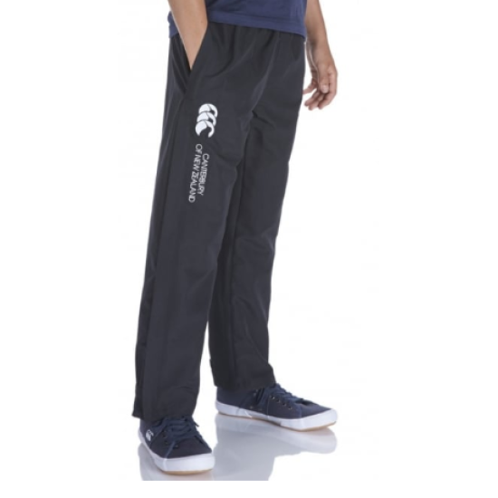 Kids Canterbury Open Hem Black Stadium Pants