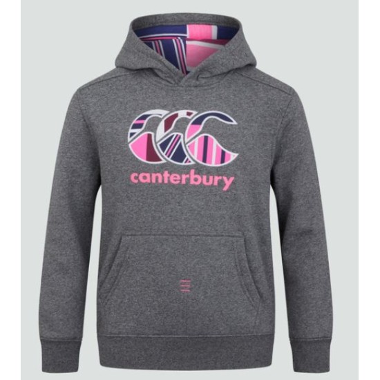 Kids Canterbury Uglies Hoody Grey/Pink