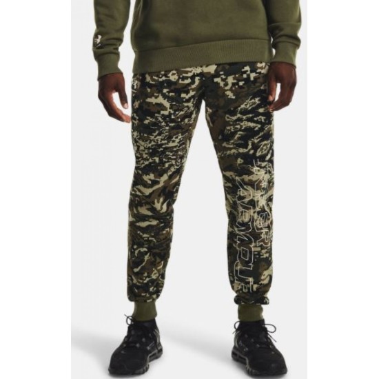 Men's UA Rival Fleece Camo Script Joggers