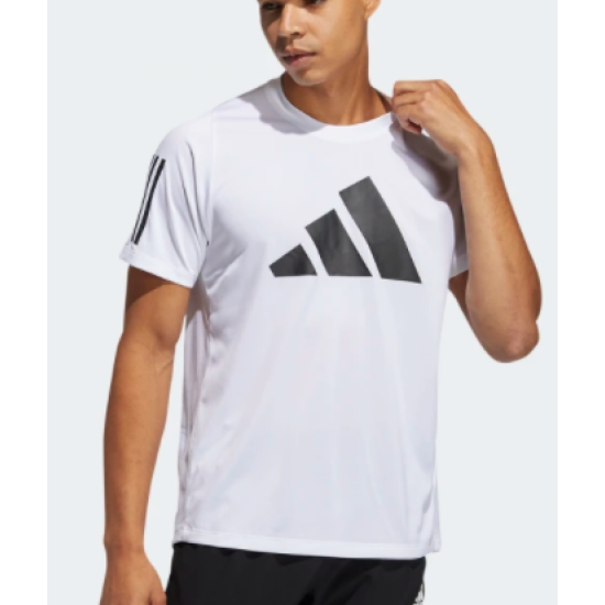 Mens Adidas FL 3 Bar Tee White