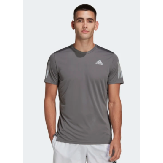 Mens Adidas Own The Run Tee Grey