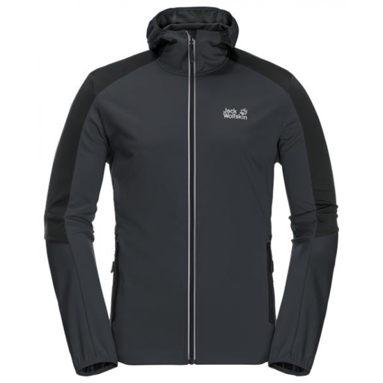 Mens Jack Wolfskin Go Hike SoftShell Phantom