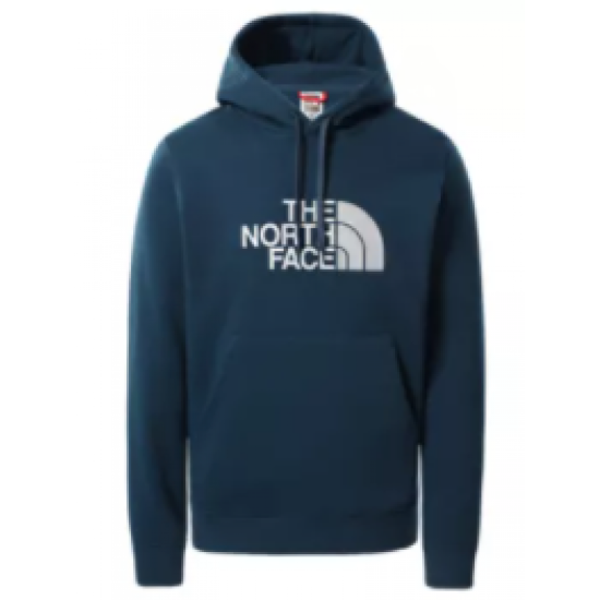 Mens NF Drew Peak Pullover Hoodie Monterey Blue/TNF White