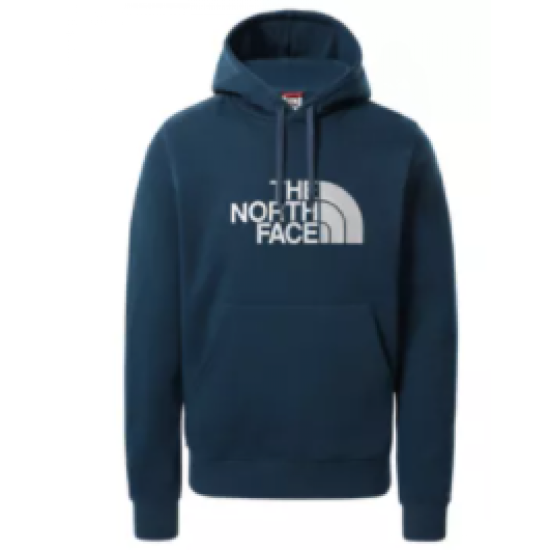 Mens NF Light Drew Peak Pullover Hoodie Monterey Blue