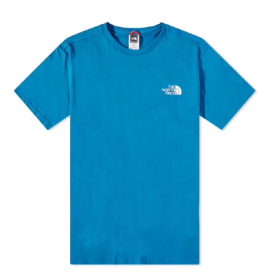 Mens NF Simple Dome S/S Banff Blue