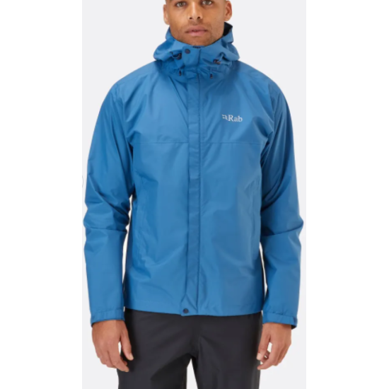 Mens Rab Downpour Eco Jkt Denim