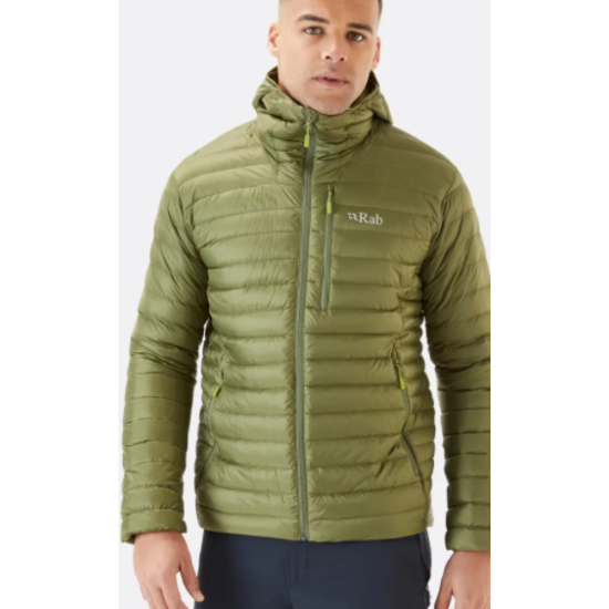 Mens Rab Microlight Alpine Jacket Chlorite Green