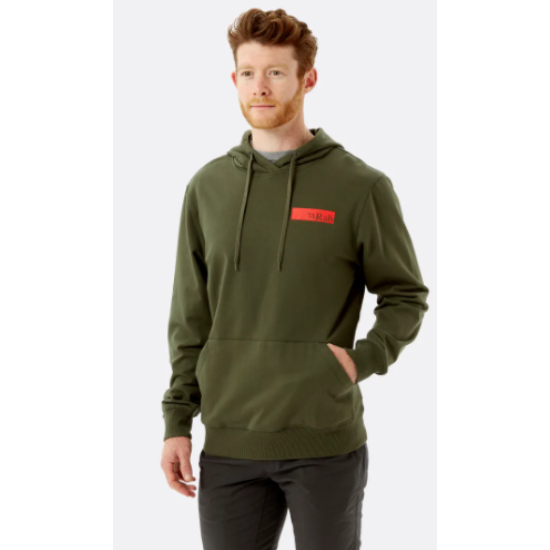 Mens Rab Voyage Pull-On Hoody Army