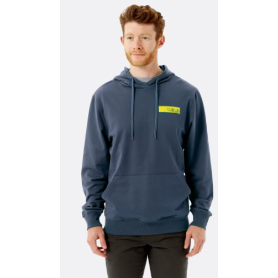 Mens Rab Voyage Pull-On Hoody Deep Ink