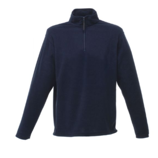 Mens Regatta Micro Zip Neck Navy