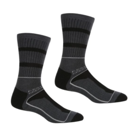 Mens Regatta Samaris 3 Season Sock Black