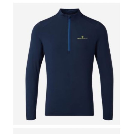 Mens Ronhill Tech Themal 1/2 Zip Blue