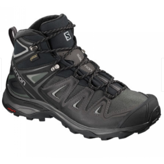 Mens Salomon X ULTRA MID GTX Black/India