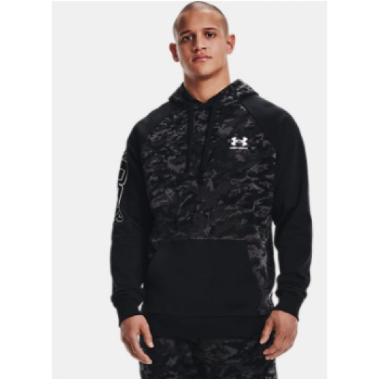 Mens UA Rival Fleece Camo Hoodie