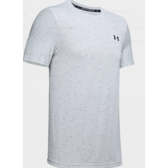 Mens UA Seamless SS Grey