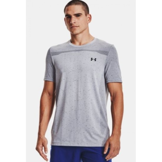 Mens UA Seamless SS Mod Grey