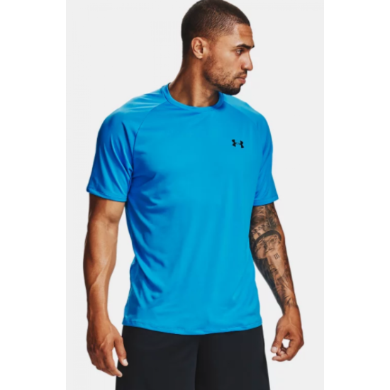 Mens UA Tech Tee Electric Blue