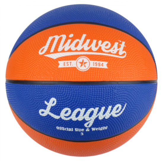 Midwest League Basketball Orange/Blue