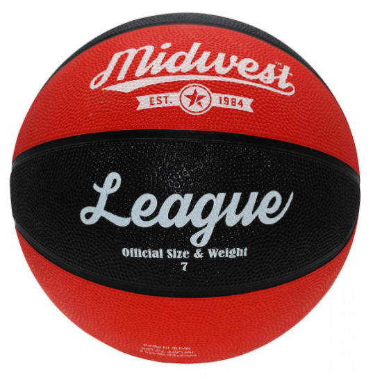 Midwest League Basketball Red/Black
