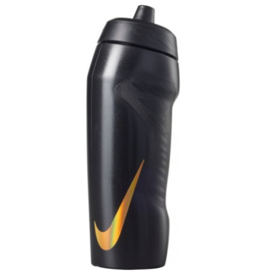 Nike Hyperfuel Water Bottle 24oz Black/Black/Black/ Metallic Gold 00.3524