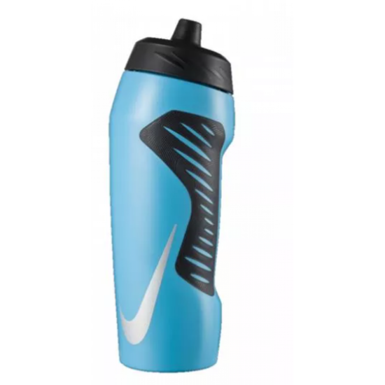 Nike Hyperfuel Water Bottle 24oz Blue Fury/Black/ Black/Iridescent 00.3524 
