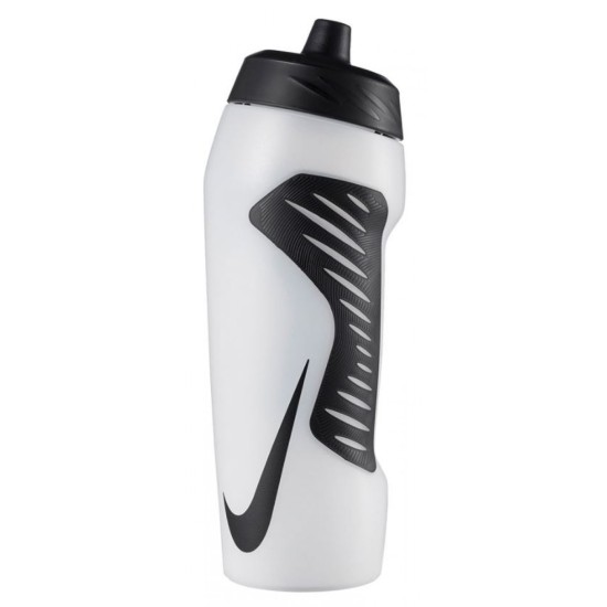 Nike Hyperfuel Water Bottle 24oz Clear/Black/Black/ Black