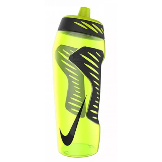 Nike Hyperfuel Water Bottle 24oz Lemon Venom/ Black/Black/Black 00.3524