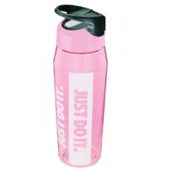 Nike R Hypercharge Straw Bottle 24oz Storm Pink/Cool Grey/White OB.E3.24