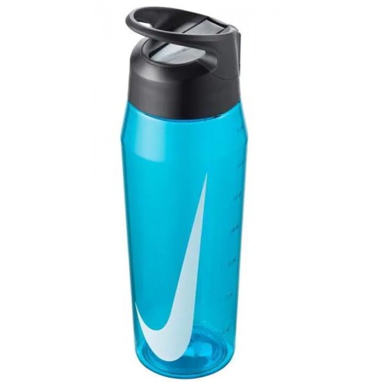 NikeTR Hypercharge Straw Bottle 32oz Blue Fury/ Anthracite/White