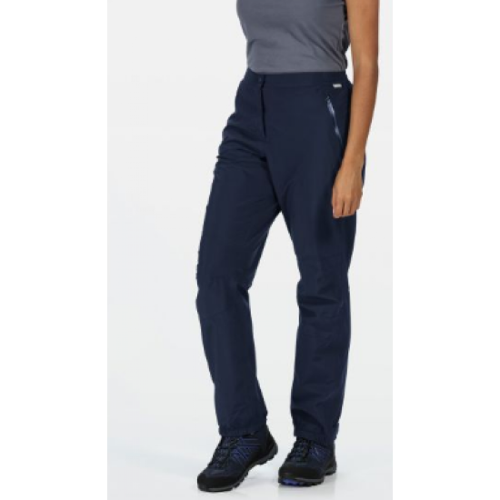 Regatta Wmns Highton Waterproof Overtrousers Navy