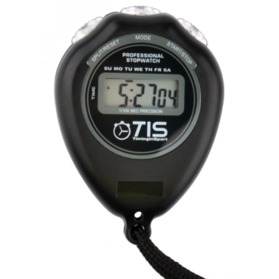 TIS Pro 018 Stopwatch Black