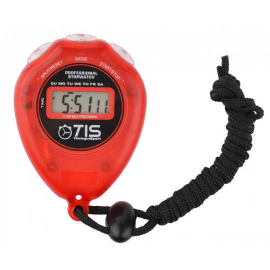 TIS Pro 018 Stopwatch Red