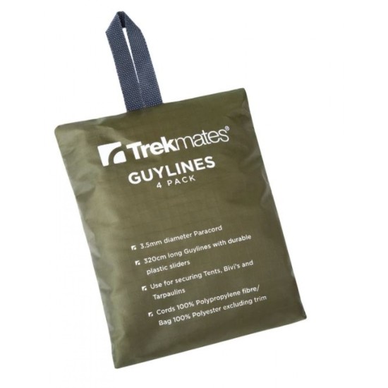 Trekmates Guy Lines Pack of 4