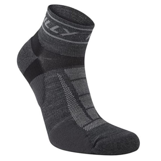 Unisex Hilly Trail Quarter Charcoal/Black