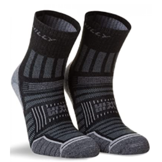 Unisex Hilly Twin Skin Anklet Black/Grey