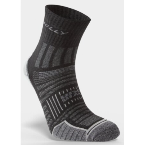 Unisex Hilly Twin Skin Anklet Black/Grey