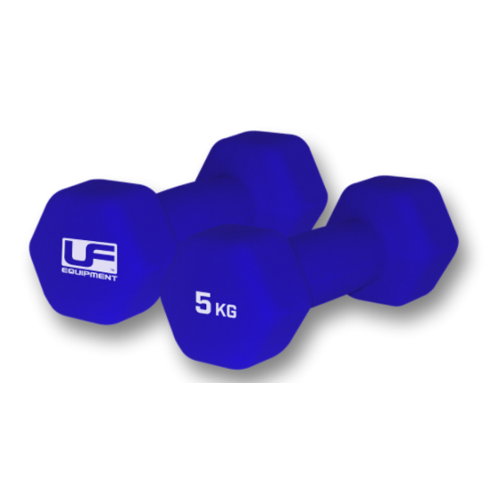 Urban Fitness Pair 5Kg Dumbbells UFW036
