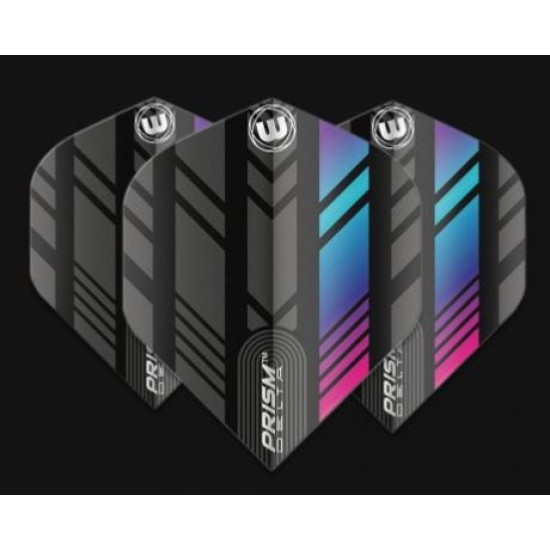 Winmau Flights Prism Delta Black & Rainbow 6915.212