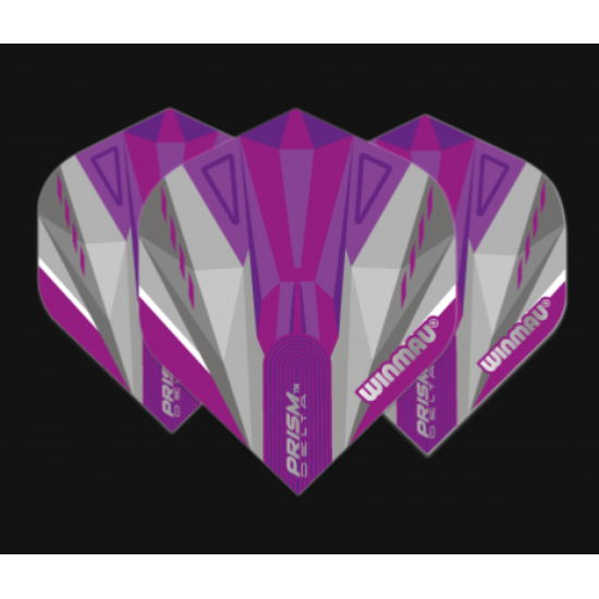 Winmau Flights Prism Delta Purple & White 6915.209