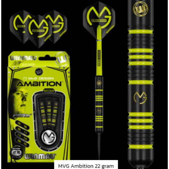 Winmau MVG Ambition Brass Darts