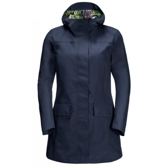 Wmns Jack-Wolfskin Cape York Paradise Coat Midnight